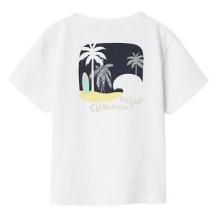 T-shirt Blanc Fille Name it Jerko vue 2