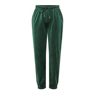 Jogging Velours Vert Femme Pieces Pcsilli pas cher