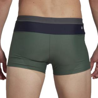 Boxer de bain Kaki Homme Adidas Block Boxer vue 2