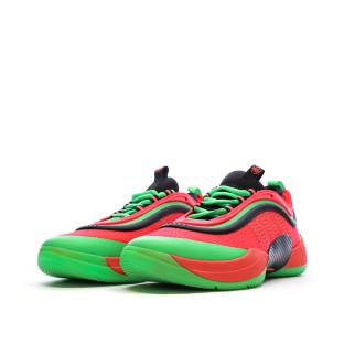 Chaussures de Basketball Rouges/Vertes Homme Adidas D.o.n. vue 0