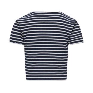Camiseta azul marino/blanca para niña de la marca ONLY Kognella ver 0