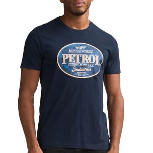 T-Shirt Marine Homme Petrol Industries Classicss vue 0