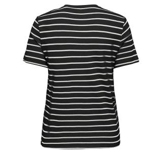 T-shirt à rayures Noir/Blanc Femme Only Liva vue 0
