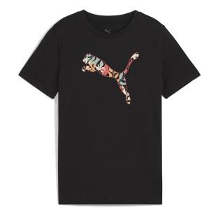 T-Shirt Noir Fille Puma Graphic vue 0