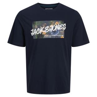 T-shirt Marine Homme Jack & Jones Hawaiitee vue 3