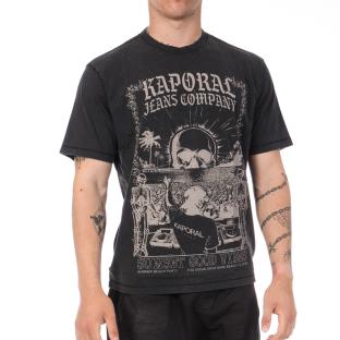 T-shirt Noir Homme Kaporal Tod vue 0