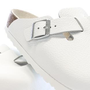Sabots Blanc Mixte Birkenstock Boston vue 7