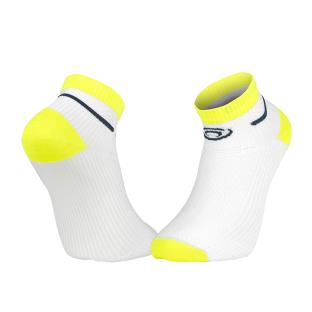 Weiß/Gelbe Herrensocken BV SPORT Light Run Ansicht 0