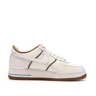 Air Force 1 Baskets Blanc/Marron Homme Nike vue 2