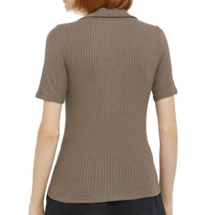 Polo Marron Femme JDY Fransiska vue 2