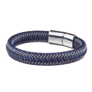 Bracelet Noir/Bleu Geographical Norway Rigide pas cher
