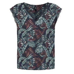 T-Shirt Marine Imprimé Femme Only Selina pas cher