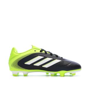 Zapatillas de fútbol negras/amarillas para niños Adidas Copa Pure III Club FG/MG ver 0