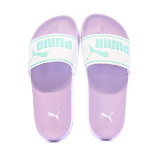 Claquettes Violettes/Blanches/Bleu Homme Puma Leadcat 2.0 384139-01 vue 3