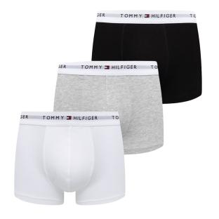 X3 Negro/Blanco/Gris Boxers para hombre Tommy Hilfiger Low Rise Trunk ver 0