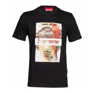 T-shirt Noir Homme Supreme Grip STONE pas cher