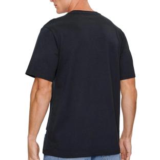 T-shirt Noir Homme Converse Chucks Retro Collegiate vue 2