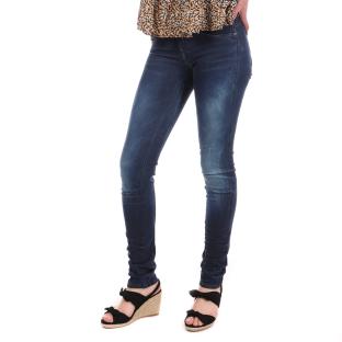 Jean Slim Bleu Denim Femme G-Star Arc 3D pas cher