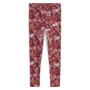 Legging à fleurs Rouge Fille Puma Ess Nature 2.0 Aop pas cher