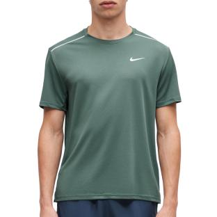 T-Shirt Vert Sauge Homme Nike Running vue 0