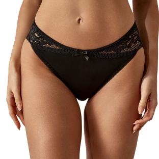Tanga Noir Femme Les Petites Bombes Emma pas cher