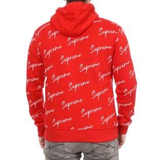 Sweat à Capuche Rouge Homme Supreme Grip Ally vue 2