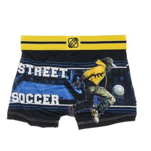 Boxer Bleu/Jaune Garçon Freegun Football vue 2