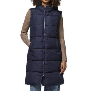 Doudoune Sans Manches Marine Femme Pieces Bee pas cher