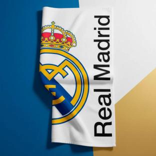 Real Madrid Serviette de Plage Blanche 90 x 180 cm vue 0