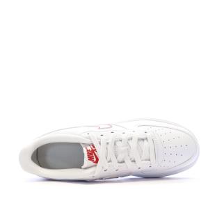 Baskets Blanche/Rouges Garçon Nike Air Force 1 vue 0