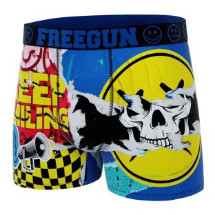 Boxers negros/amarillos para hombre Freegun Tag ver 0