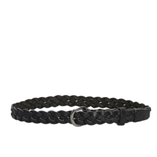 Ceinture Noire/Argent Femme Superdry Woven Belt pas cher