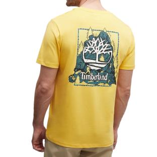T-Shirt Jaune Homme Timberland TB0A5 vue 2