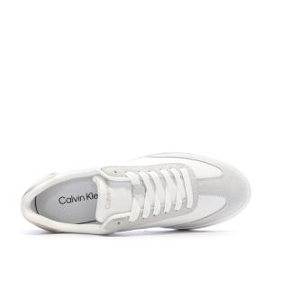 Baskets Blanches/Taupes Homme Calvin Klein Jeans Low Prof vue 0