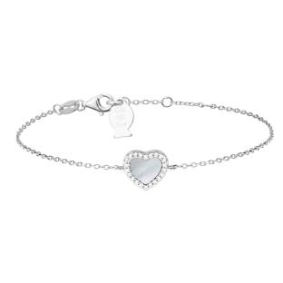 Bracelet Coeur Blanc Clio Blue Angel pas cher