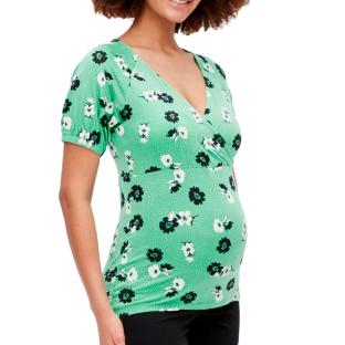 T-Shirt de Grossesse Vert Femme Mamalicious Lovely vue 0
