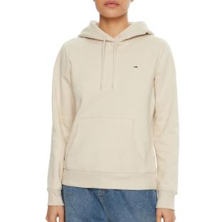 Sweat à Capuche Écru Femme Tommy Hilfiger Flag vue 0