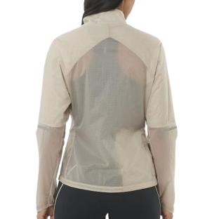 Chaqueta beige para mujer Salomon Sense Flow ver 0