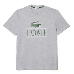 T-shirt Gris Mixte Lacoste TH1218 vue 0