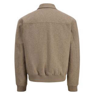 Veste Beige Homme Jack & Jones Cover Bomber vue 0