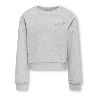 Sweat Gris Fille Kids ONLY Celeste pas cher