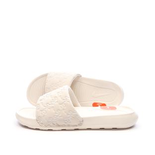 Claquettes Blanches Mixte Nike Victori pas cher