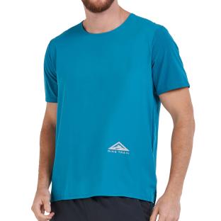 T-shirt Bleu Homme Nike Rise67 pas cher