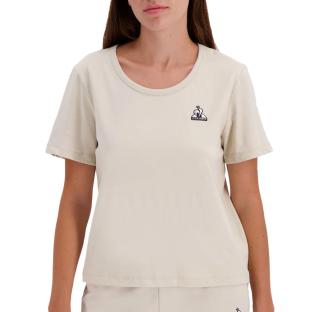 T-Shirt Beige Femme Le Coq Sportif Contemporain pas cher