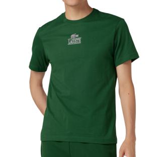 T-shirt Vert Homme Lacoste TH1147 pas cher