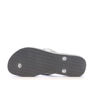 Tongs Gris Femme Havaianas Slim Logo Infradito vue 0