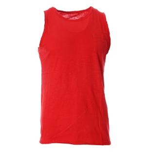 Débardeur Rouge Homme Paname Brothers DYLAN pas cher