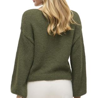 Pull en Maille Rose Femme Vila Choca vue 0
