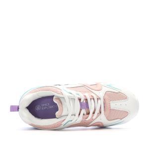 Baskets Blanc/Rose Femme/Fille Nasa Jabalem vue 0