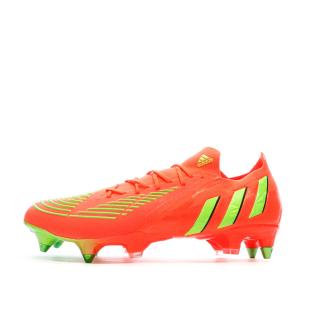 Chaussures de football Orange Homme Adidas Predator Edge.1 pas cher